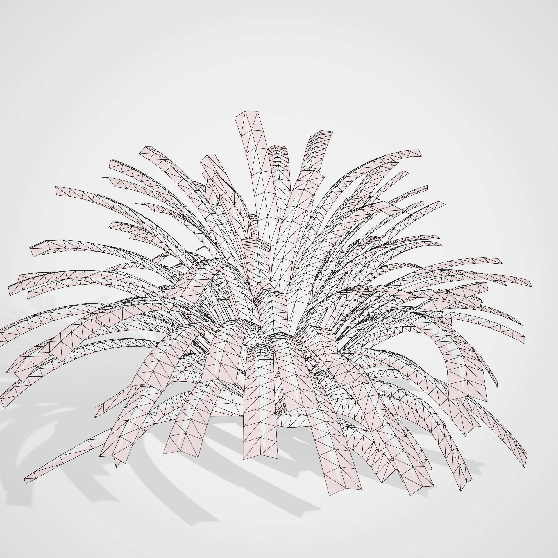 Banana Boat grass 3d Pack Low-poly 3D model_13