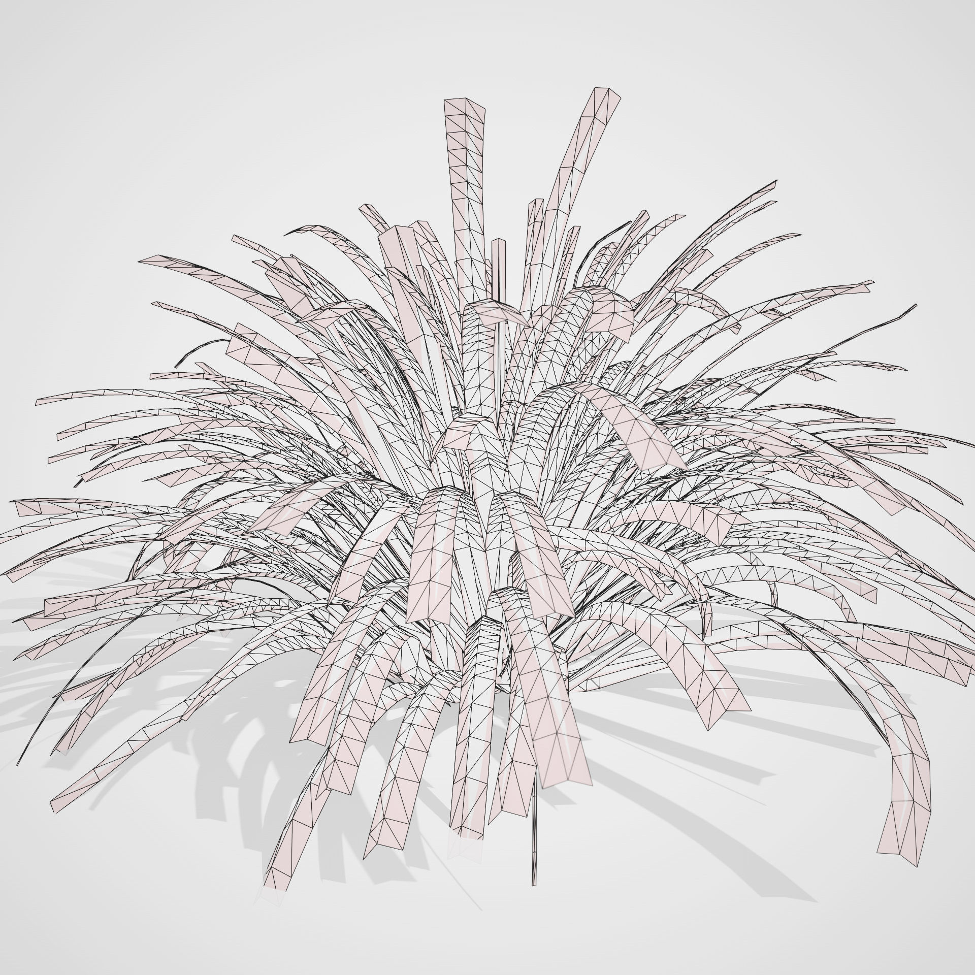 Banana Boat grass 3d Pack Low-poly 3D model_14