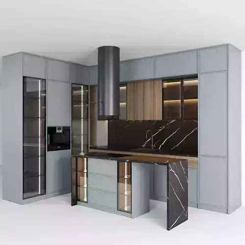 Glass Kitchen Modern 03