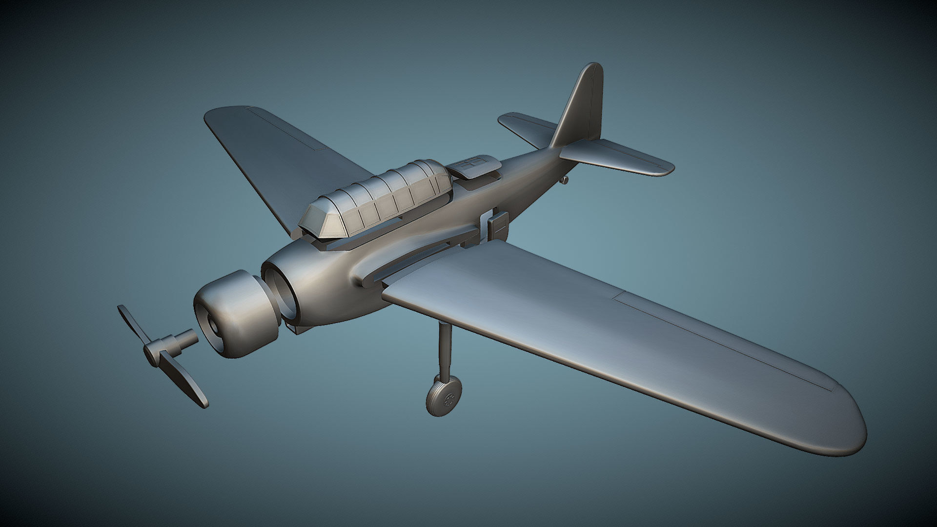 Kyushu K11W Shiragiku - 3D Printable Model 3D print model_1