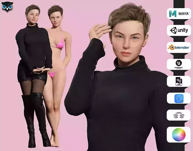 Amelia - Black Elegance Midnight