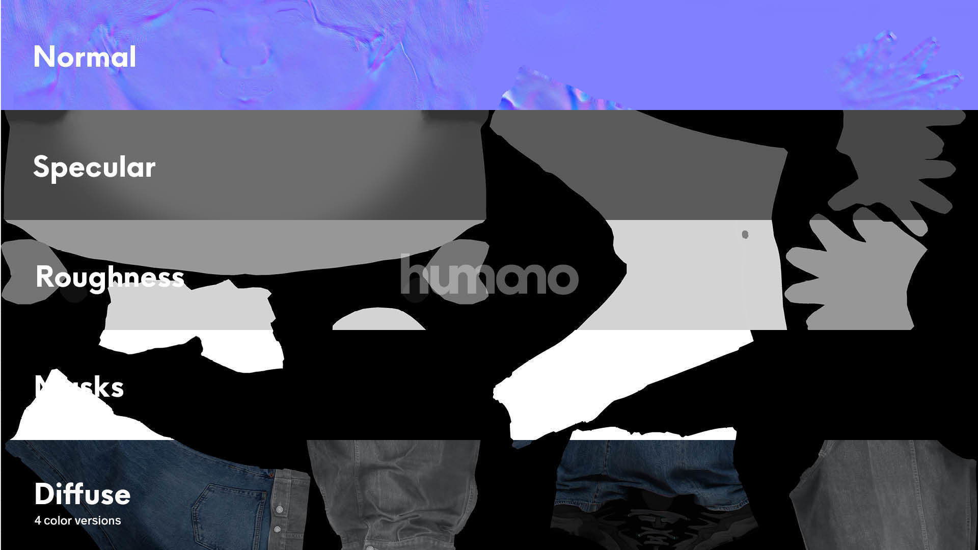 Rigged casual asian man - jeans and jacket - 041-5224 3D model_7