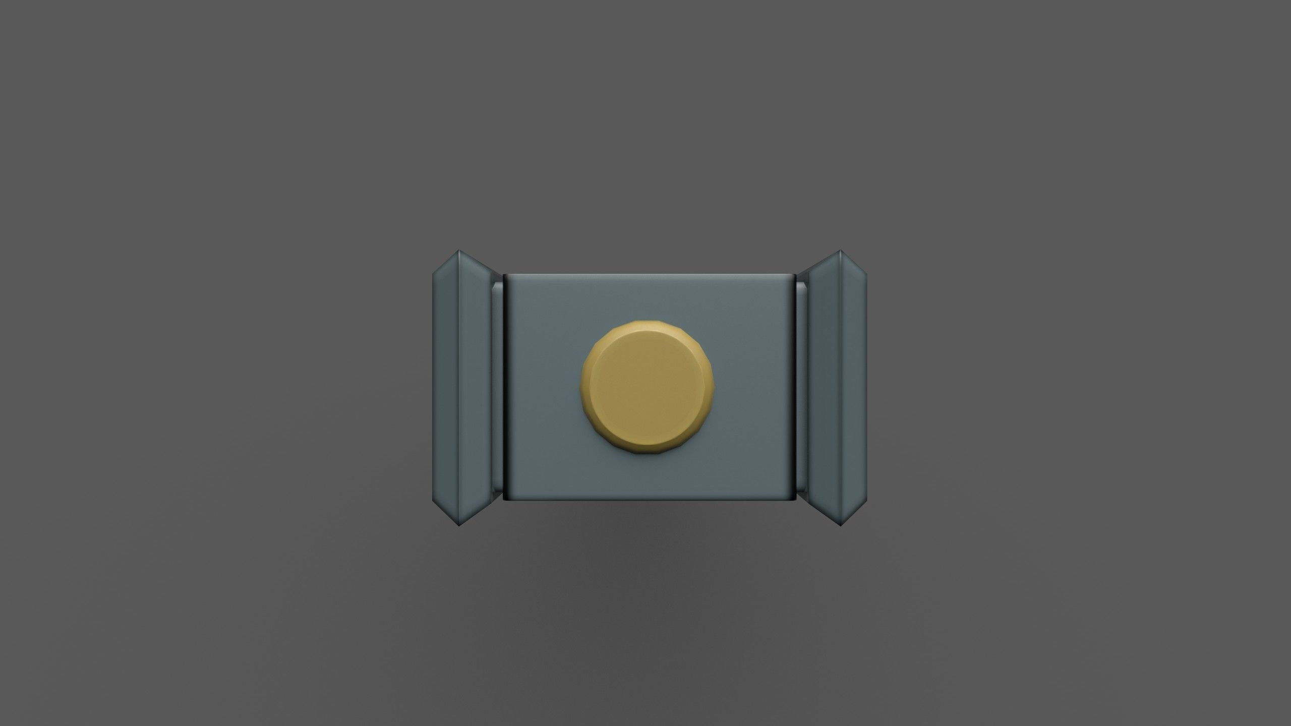 Lowpoly Stylized Hammer Low-poly 3D model_7