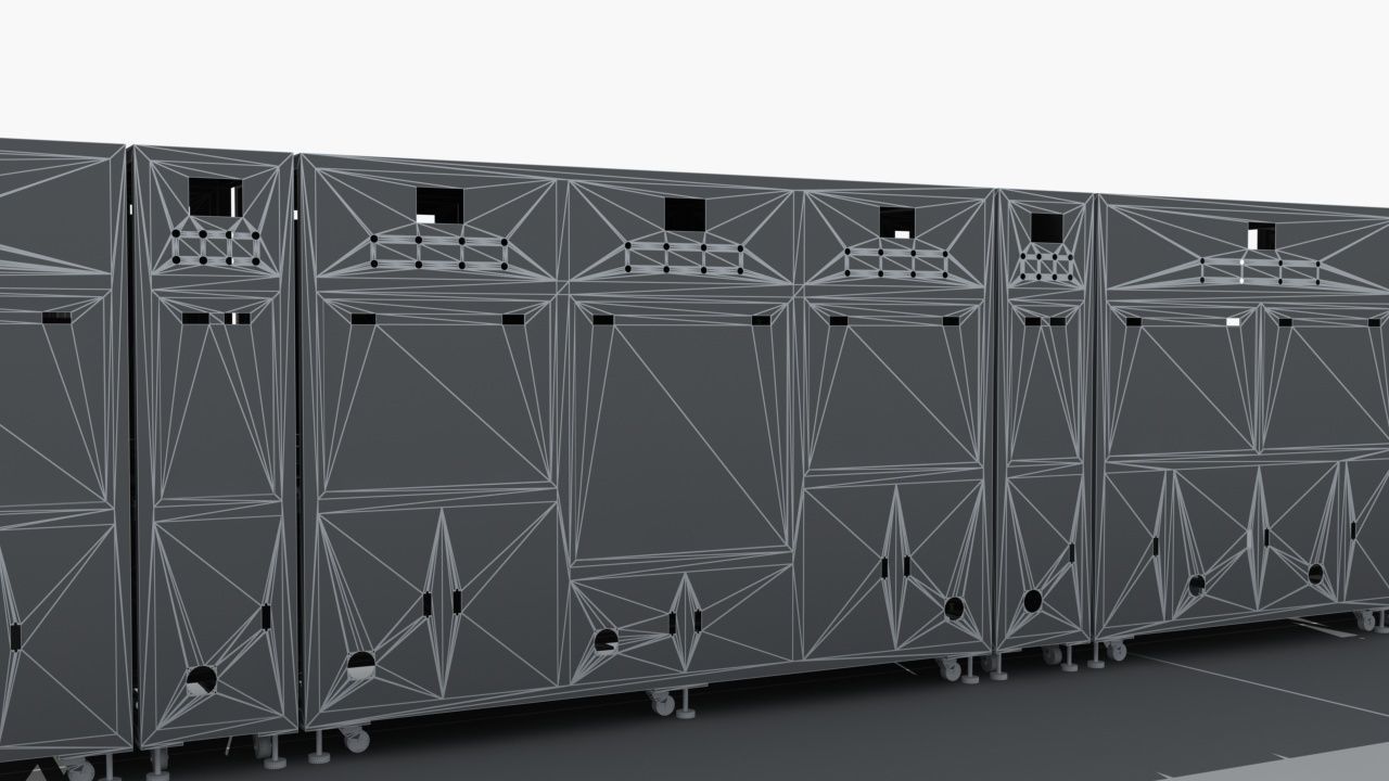 Industrial Equipment 19-Automatic Processing Production Line 3D model_16