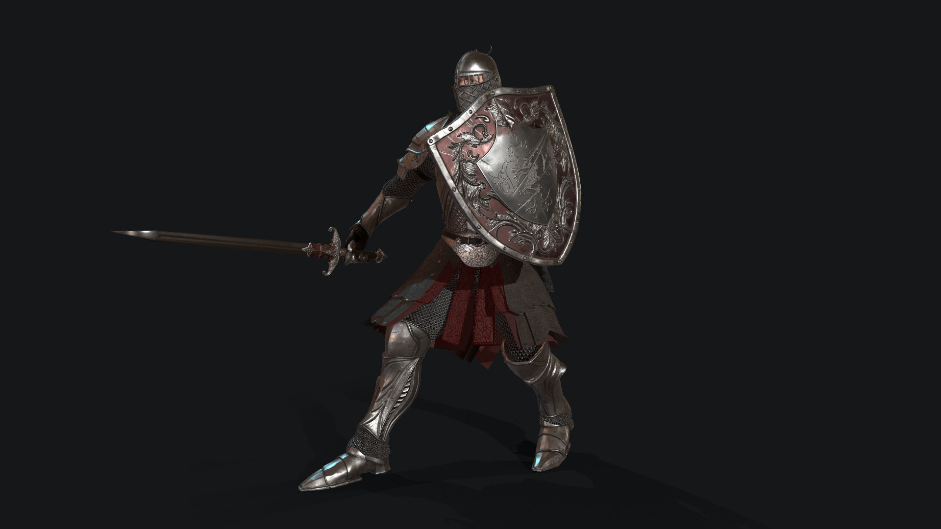 KnightsPack Low-poly 3D model_62