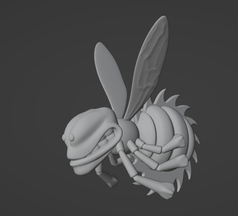 Buzz from Donkey Kong Country 3 3D print model_4