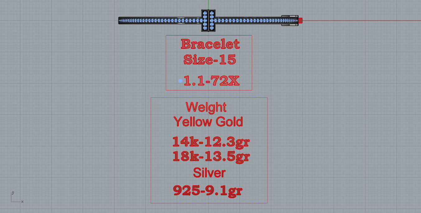 Tiffany bracelet 3D print model_5