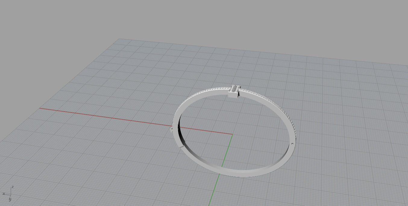 Tiffany bracelet 3D print model_9