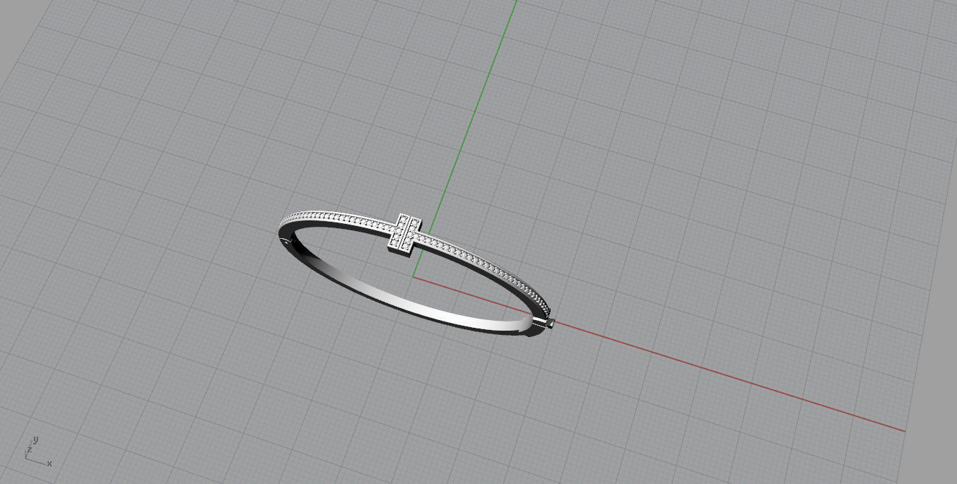 Tiffany bracelet 3D print model_6