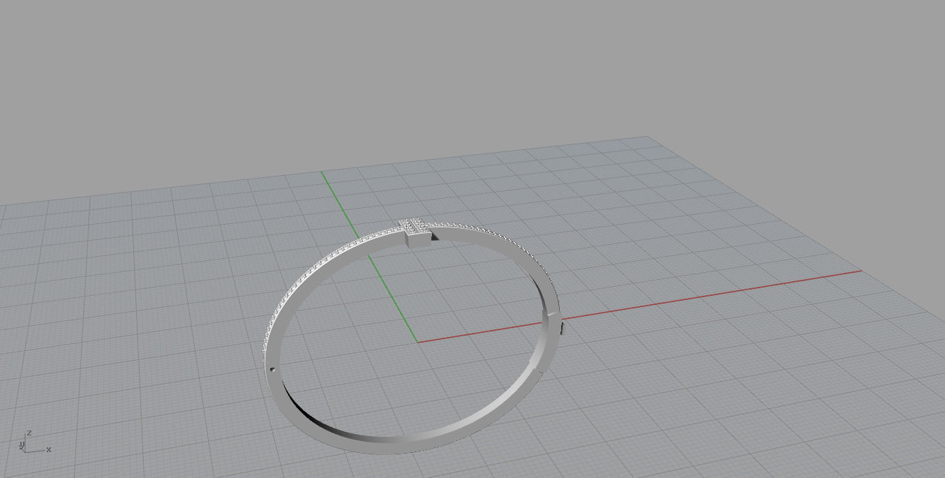 Tiffany bracelet 3D print model_7