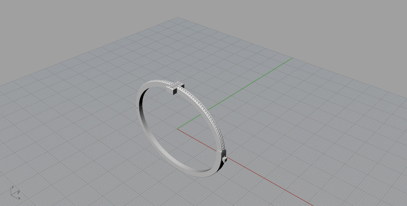 Tiffany bracelet 3D print model_8
