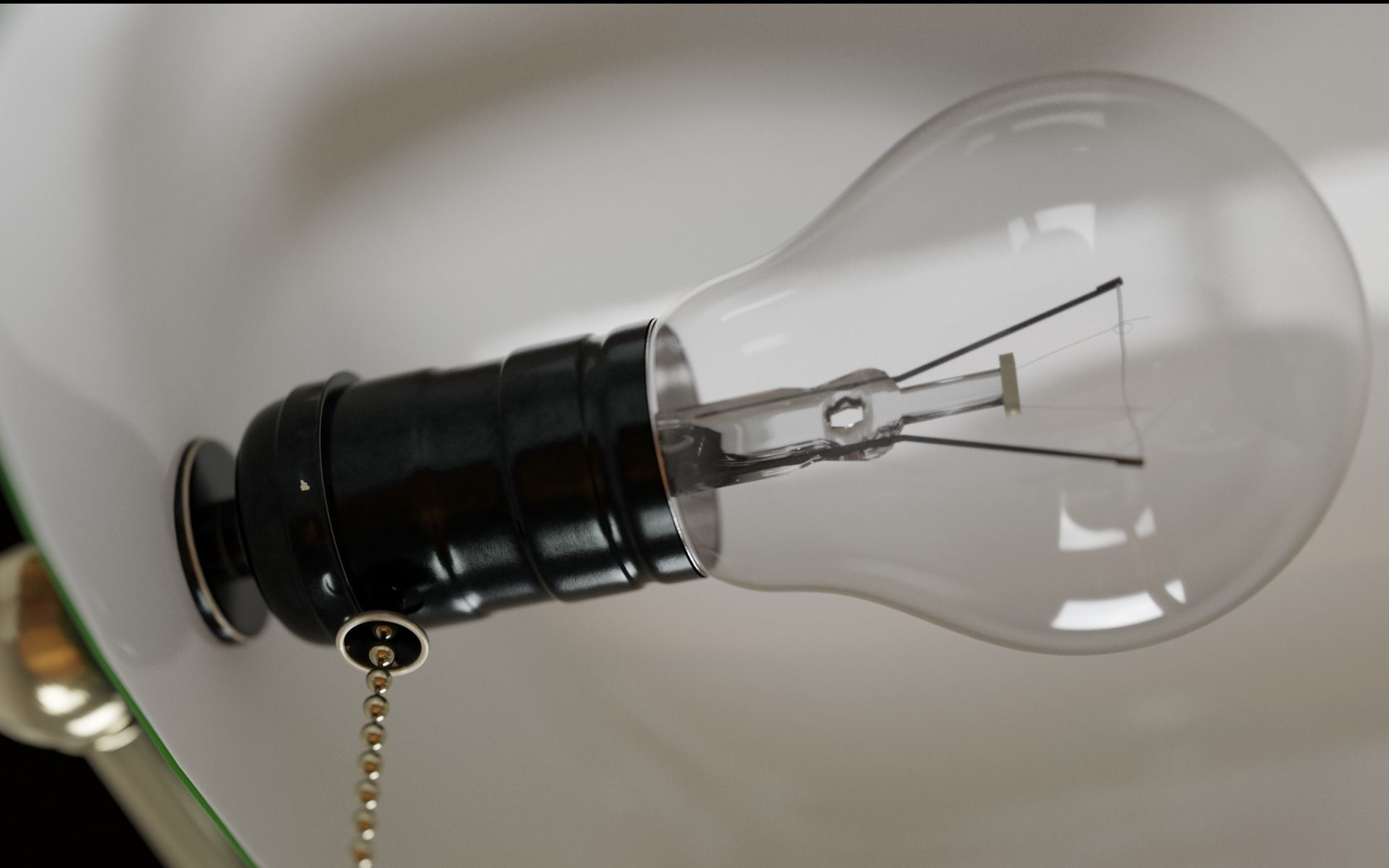 Old Table Lamp 3d Model 3D model_2