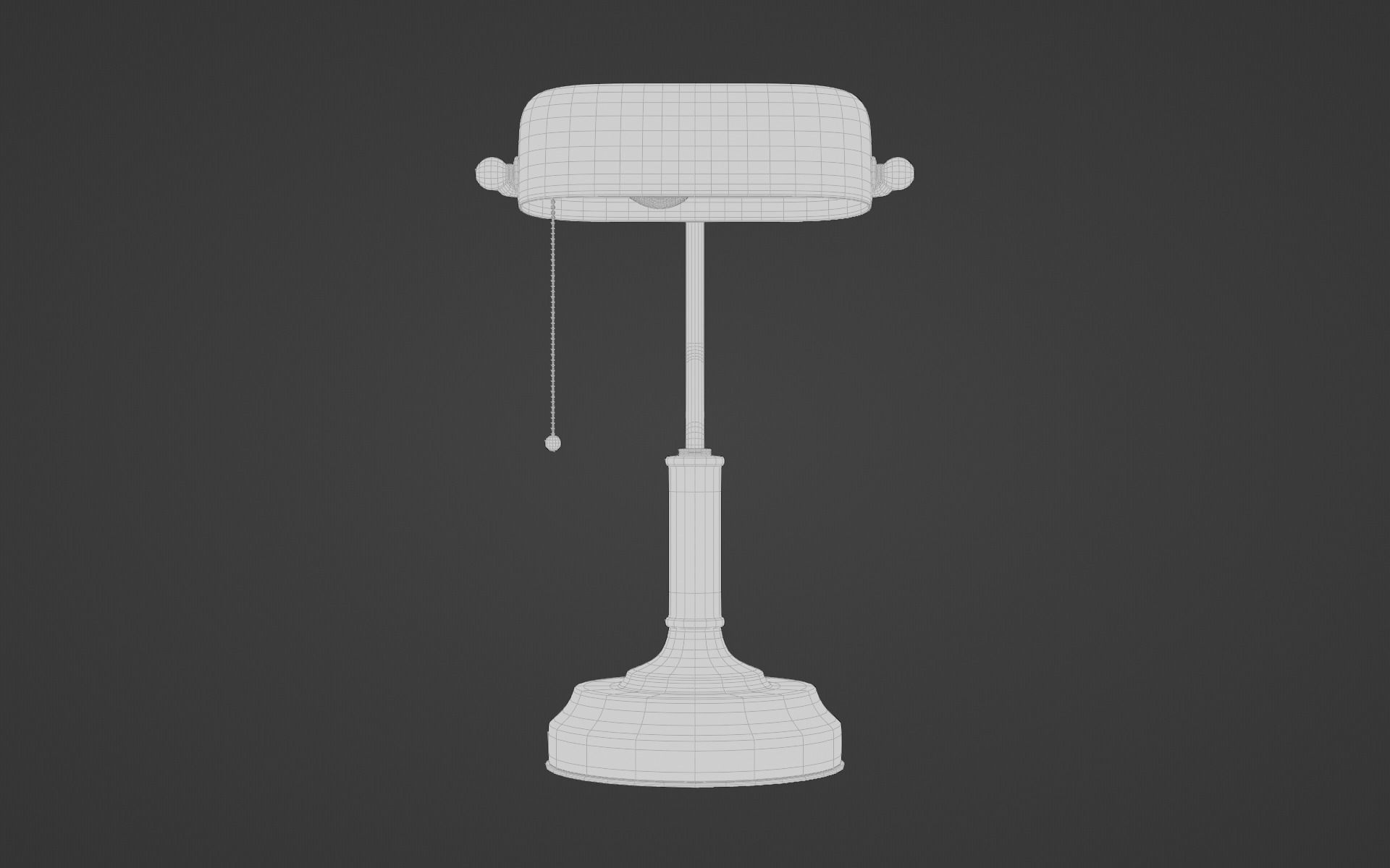 Old Table Lamp 3d Model 3D model_15