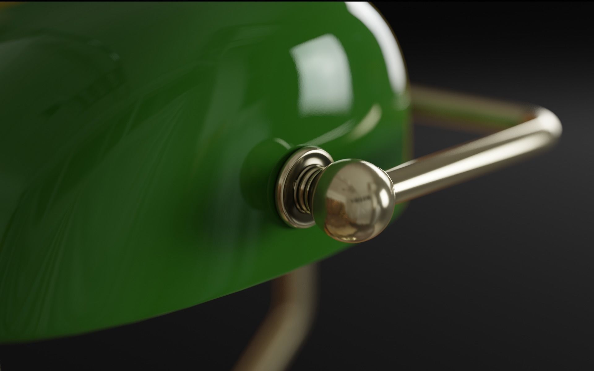 Old Table Lamp 3d Model 3D model_1