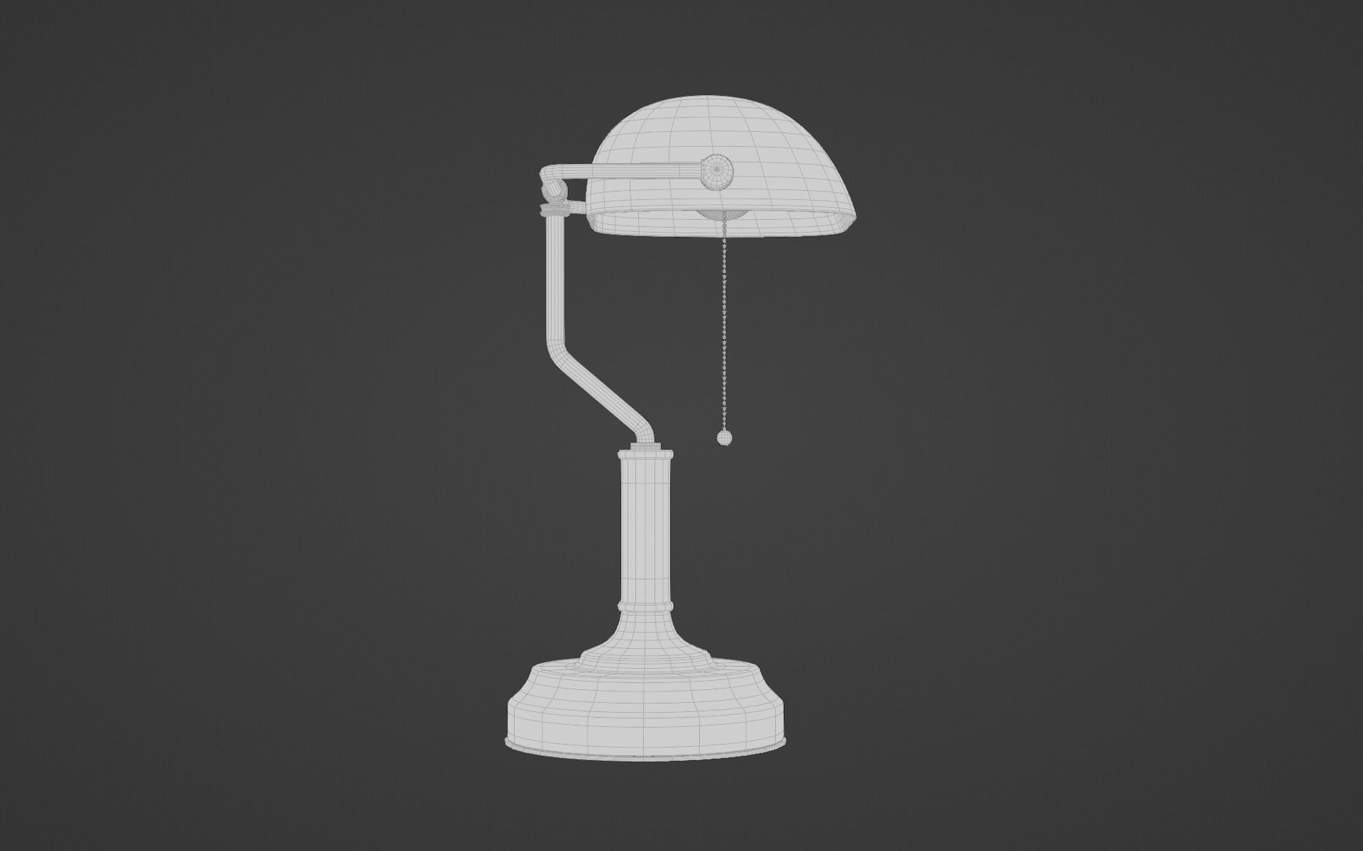 Old Table Lamp 3d Model 3D model_18