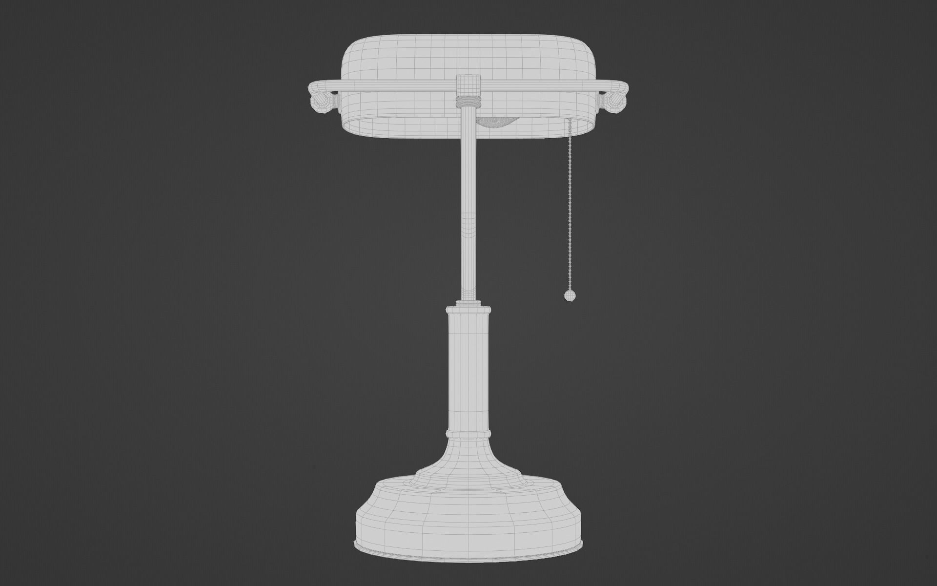 Old Table Lamp 3d Model 3D model_16