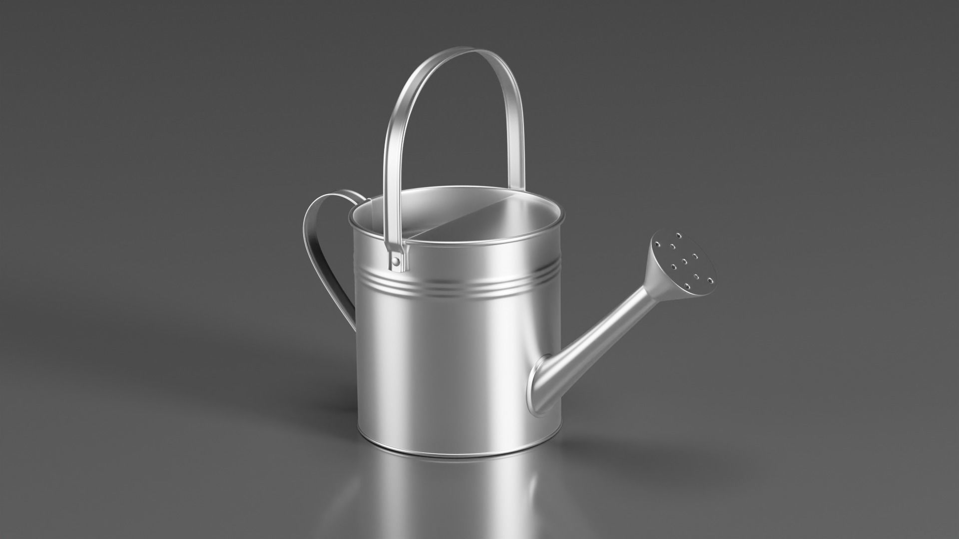 Watering Can 3D Low-poly 3D model_1