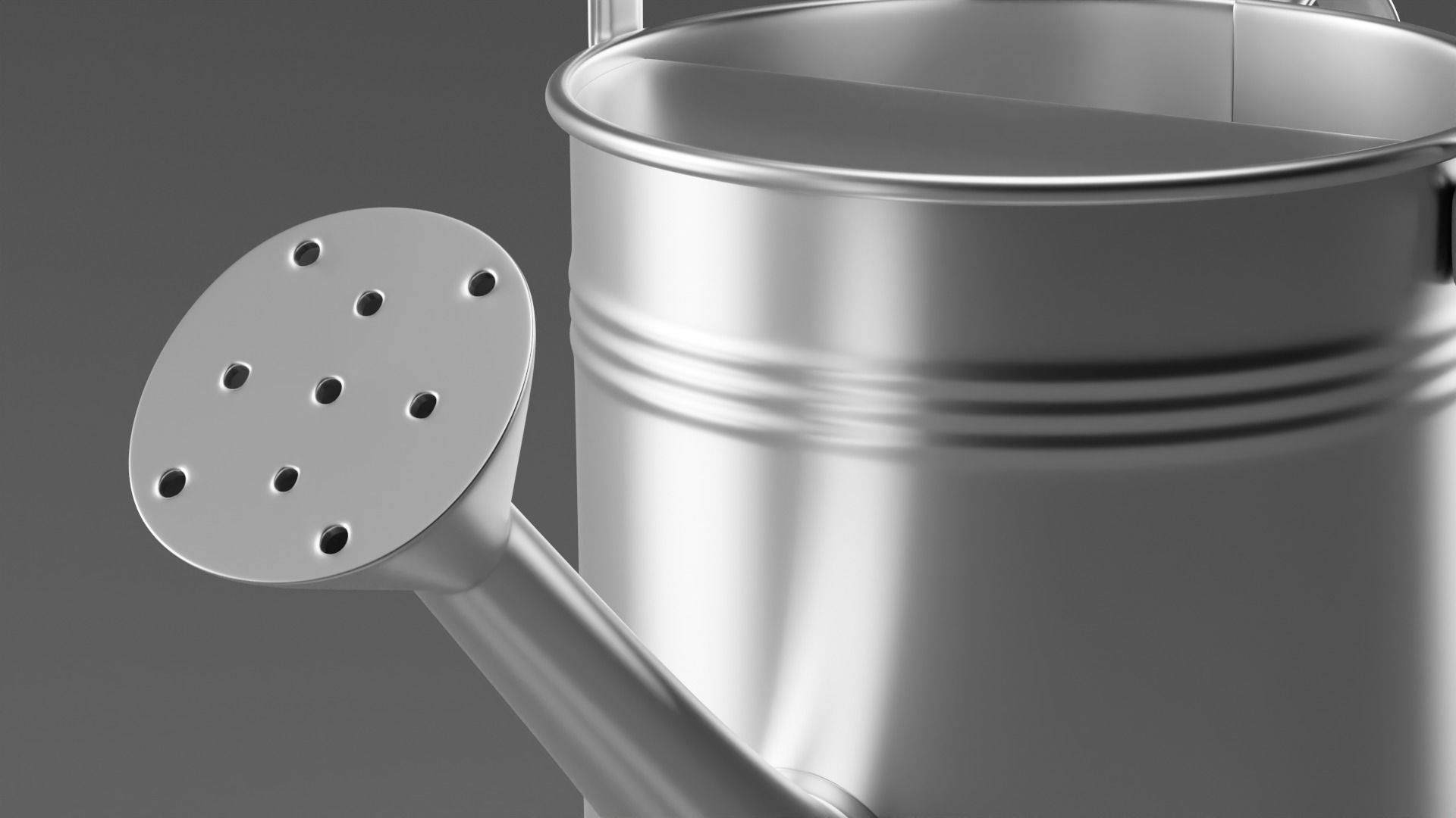 Watering Can 3D Low-poly 3D model_4