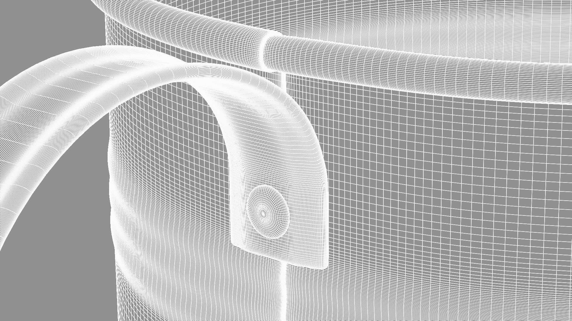 Watering Can 3D Low-poly 3D model_7