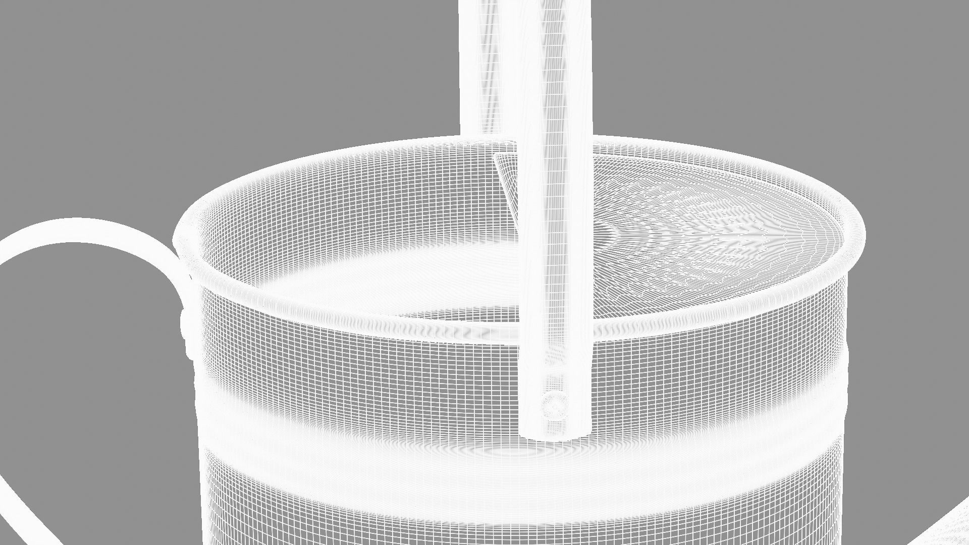 Watering Can 3D Low-poly 3D model_6