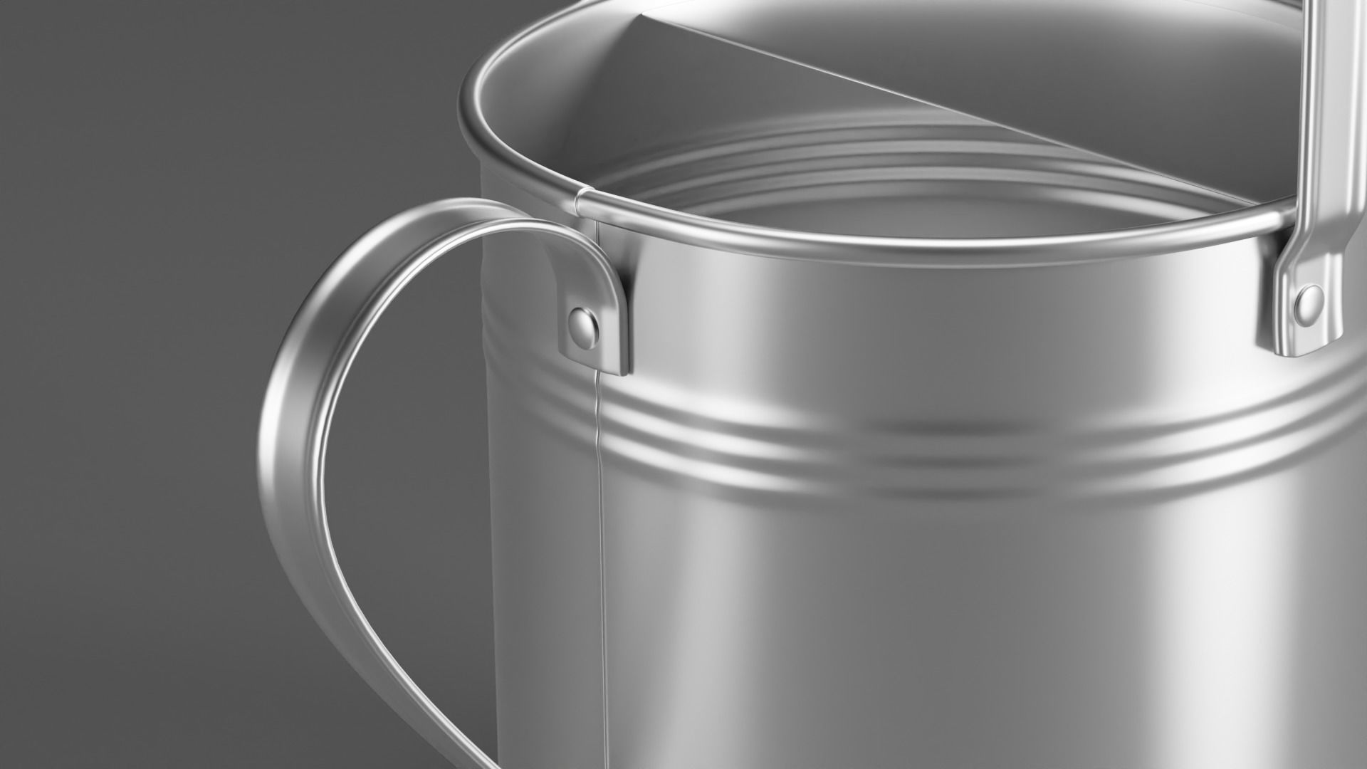 Watering Can 3D Low-poly 3D model_3