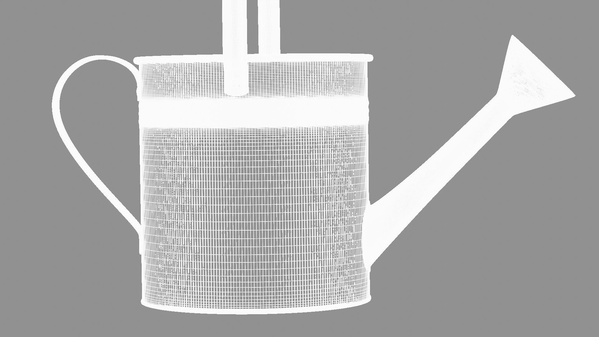 Watering Can 3D Low-poly 3D model_5