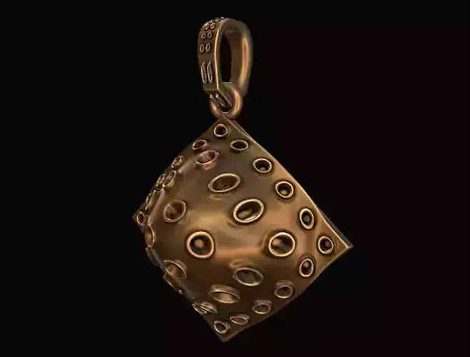 steampunk pendant w bail 3D print model