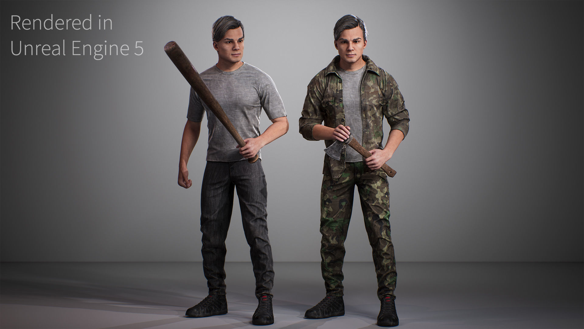 Survival 02 Low-poly 3D model_3