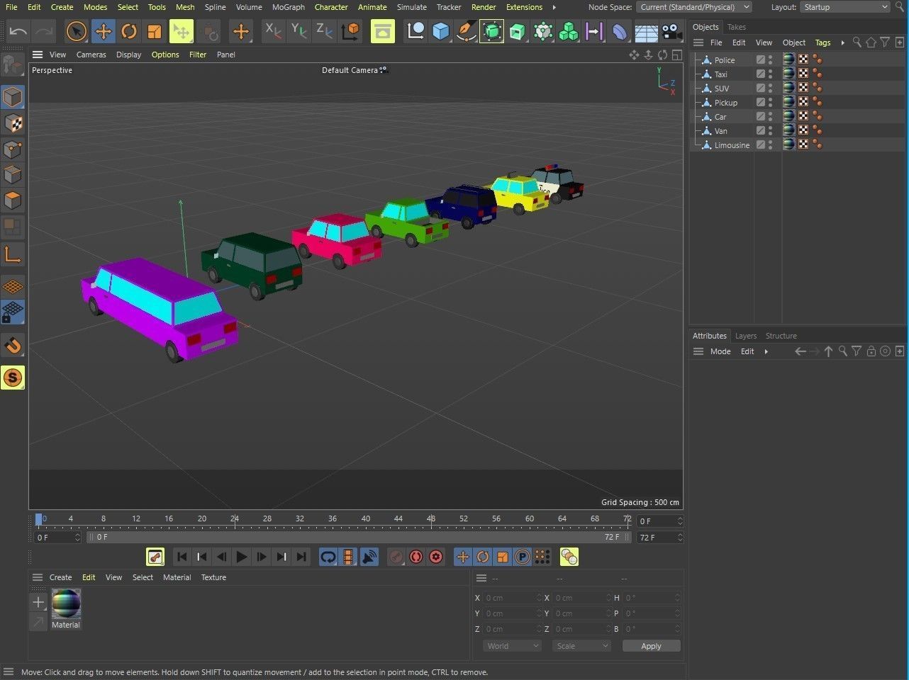 low poly cars Free low-poly 3D model_12