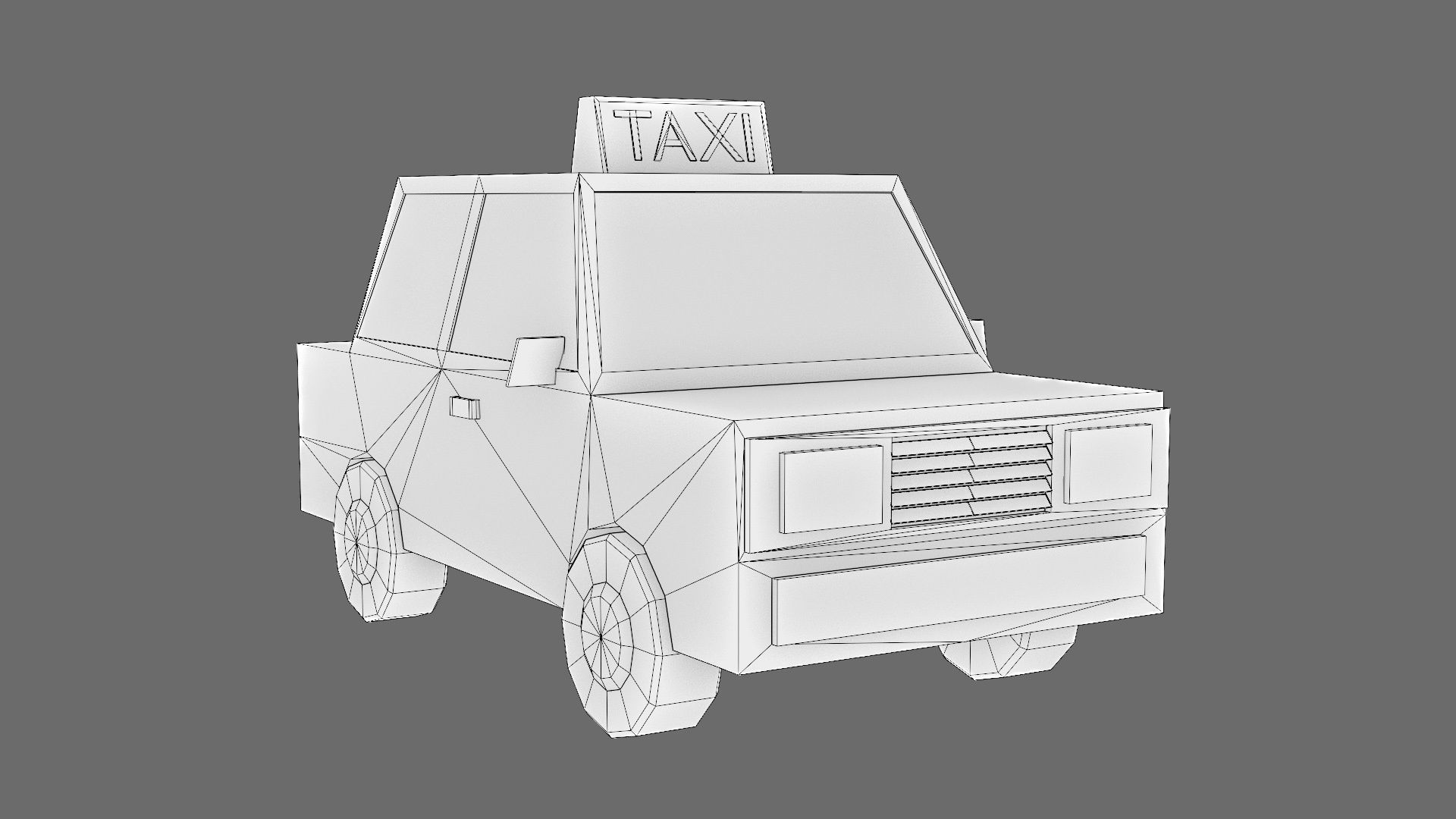 low poly cars Free low-poly 3D model_9
