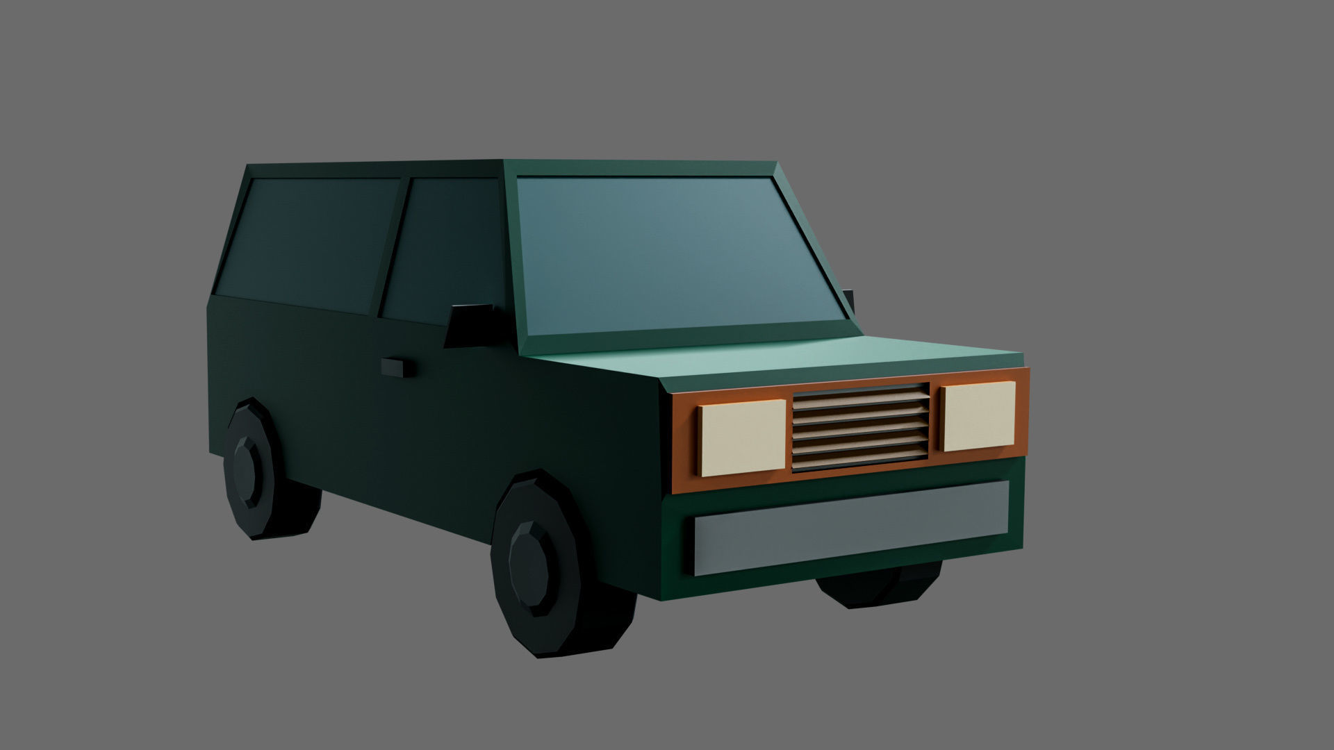 low poly cars Free low-poly 3D model_6