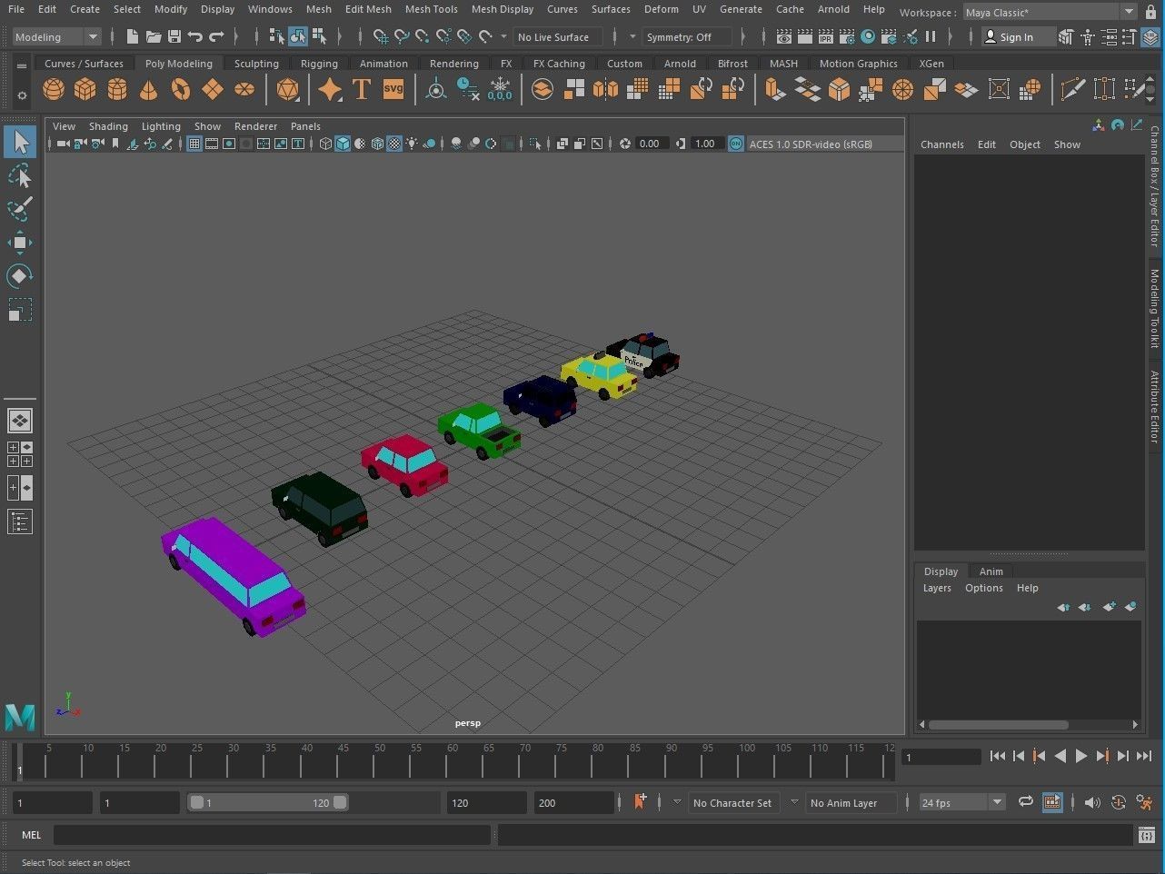 low poly cars Free low-poly 3D model_11