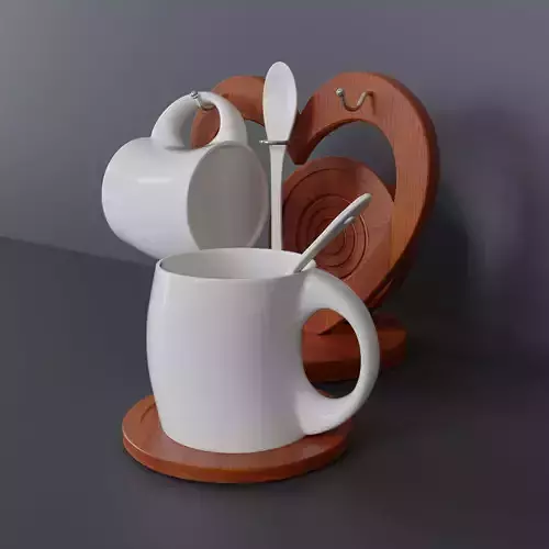 Gift tea set with stand 14