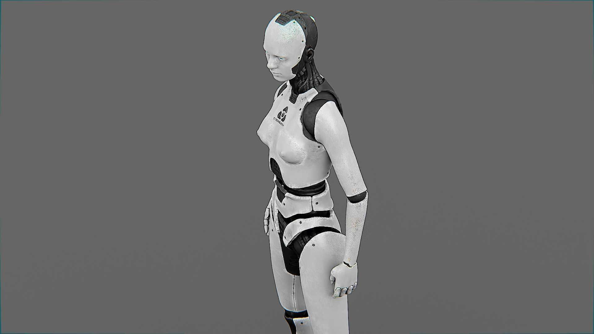 META HUMAN BOT-B Rigged for Unreal Engine - Unity - MIXAMO  3D model_24