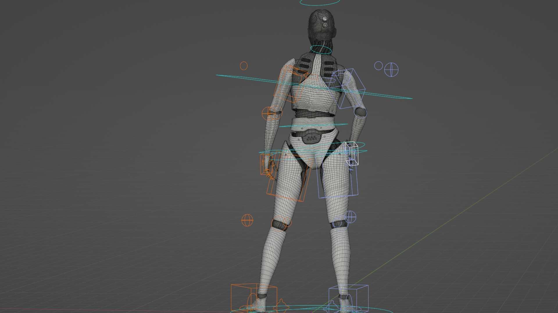 META HUMAN BOT-B Rigged for Unreal Engine - Unity - MIXAMO  3D model_38