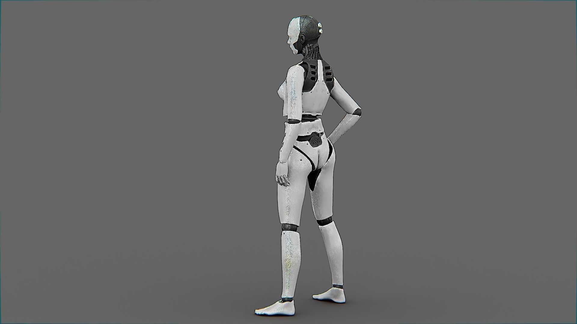 META HUMAN BOT-B Rigged for Unreal Engine - Unity - MIXAMO  3D model_6