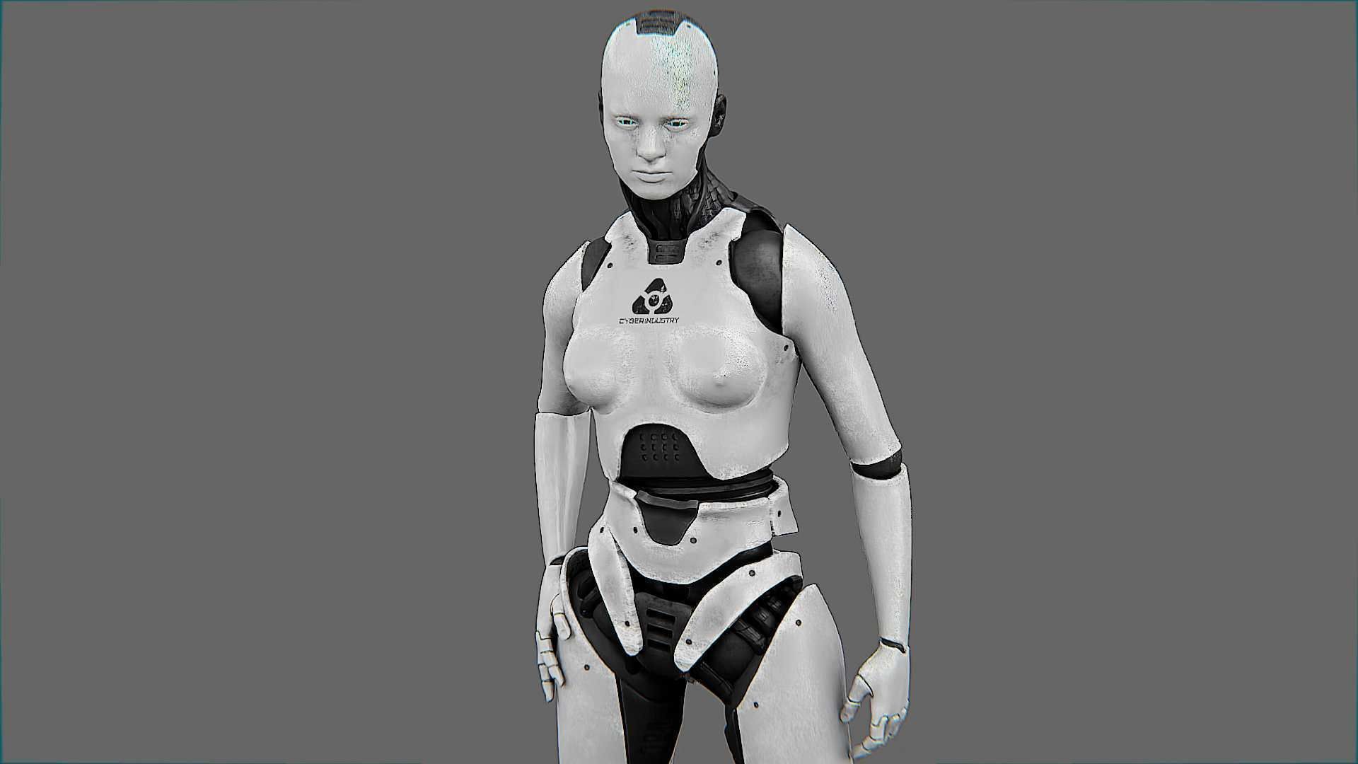 META HUMAN BOT-B Rigged for Unreal Engine - Unity - MIXAMO  3D model_23