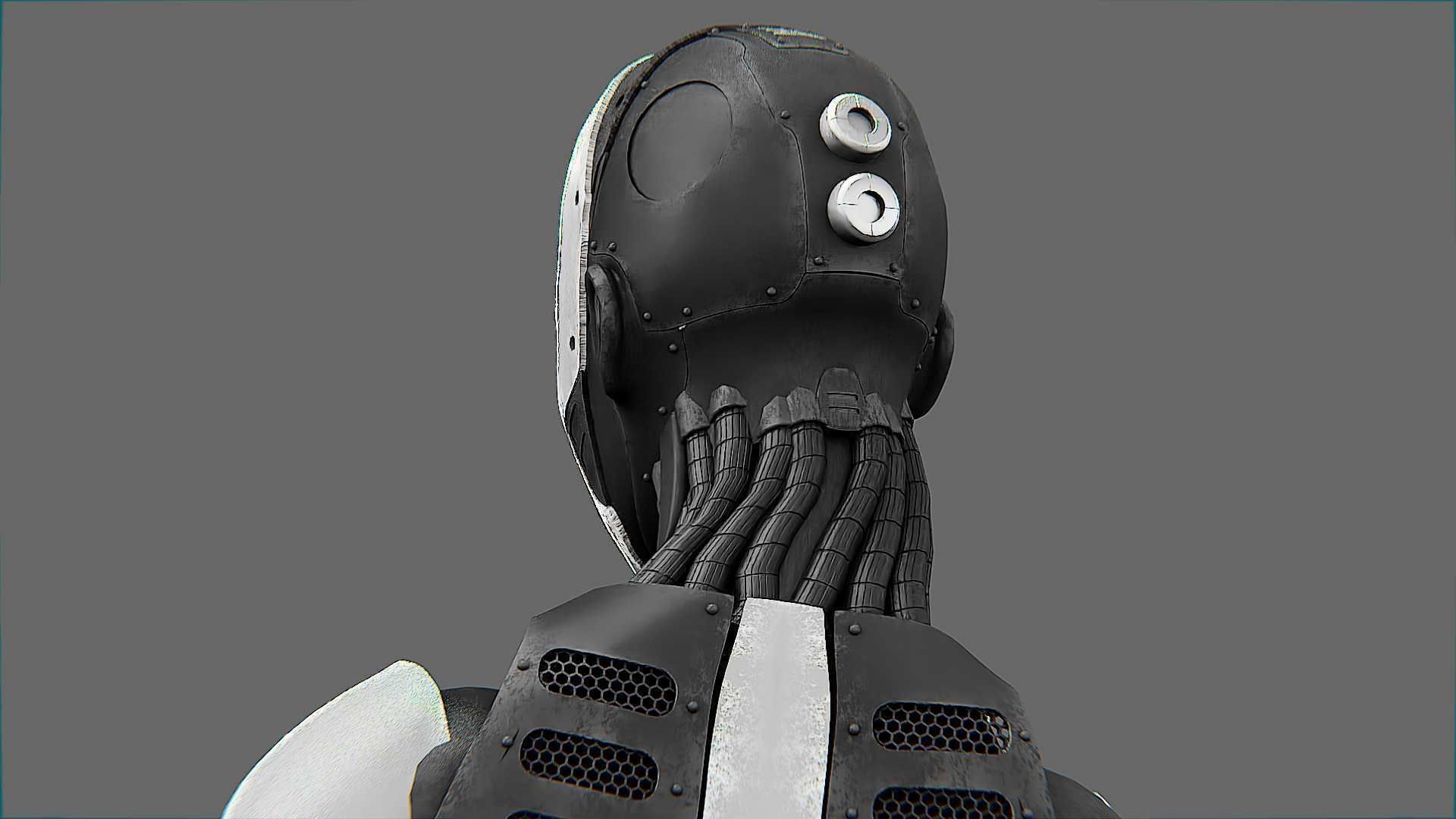 META HUMAN BOT-B Rigged for Unreal Engine - Unity - MIXAMO  3D model_20