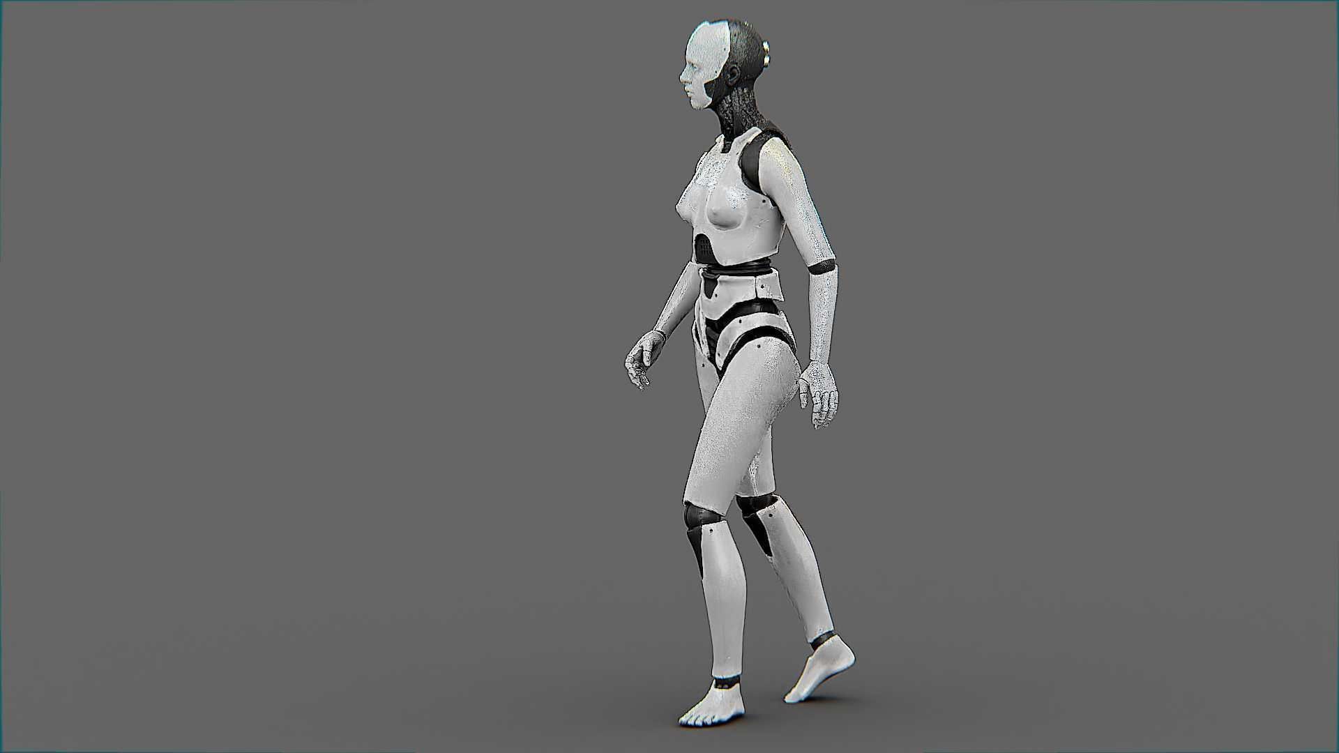 META HUMAN BOT-B Rigged for Unreal Engine - Unity - MIXAMO  3D model_30