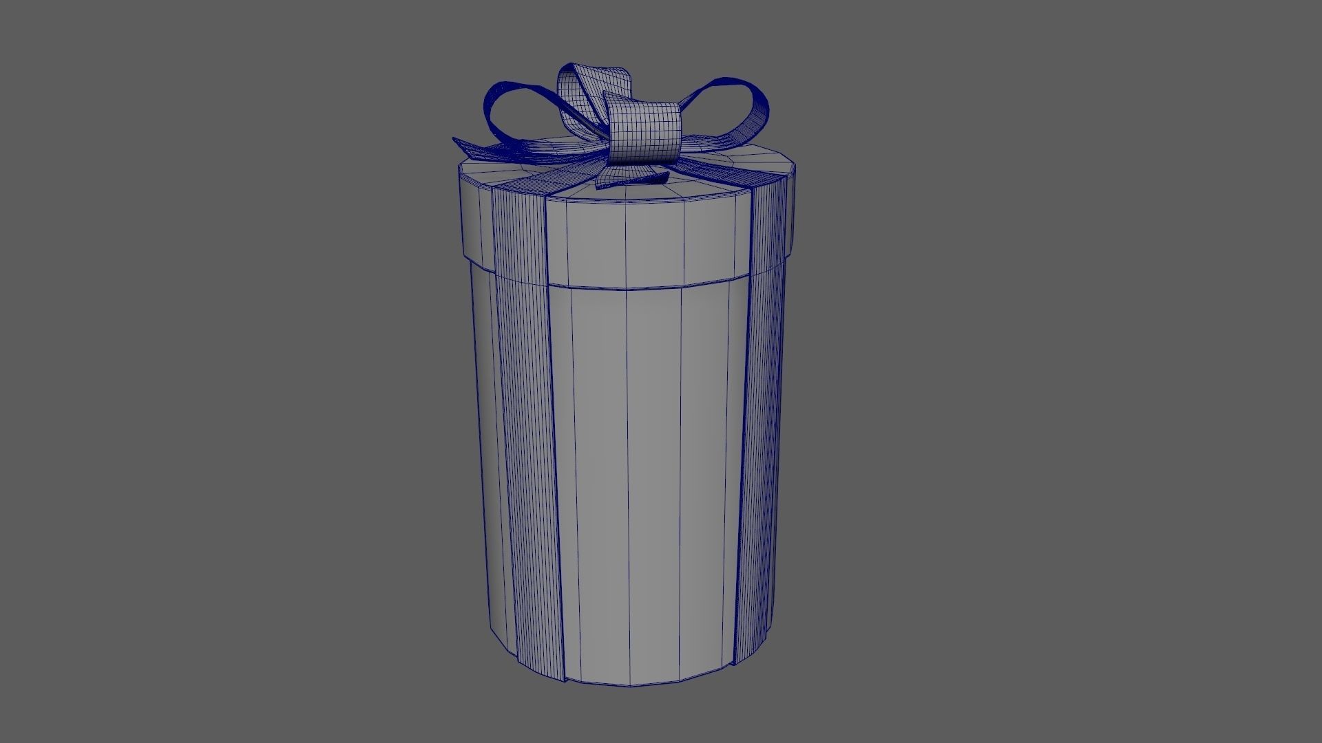 Christmas Gift Box 08 - V6 Low-poly 3D model_18