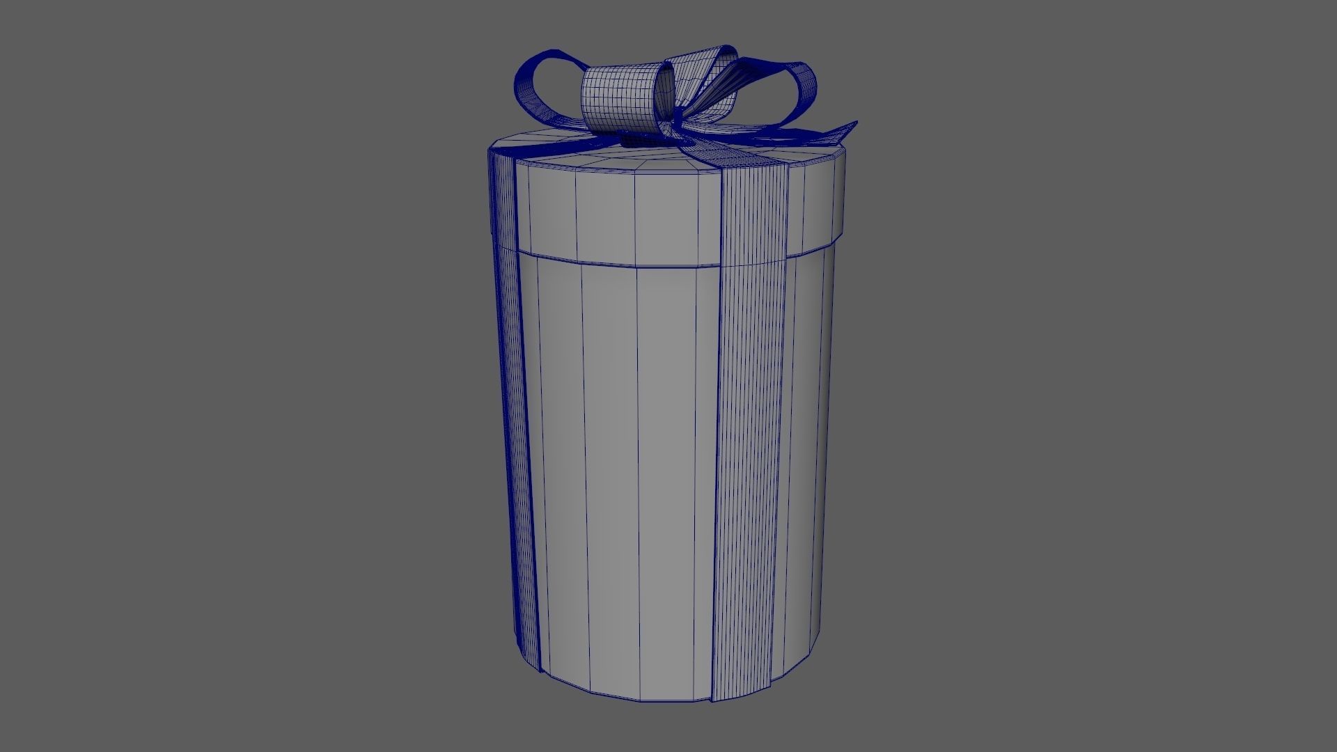 Christmas Gift Box 08 - V6 Low-poly 3D model_17