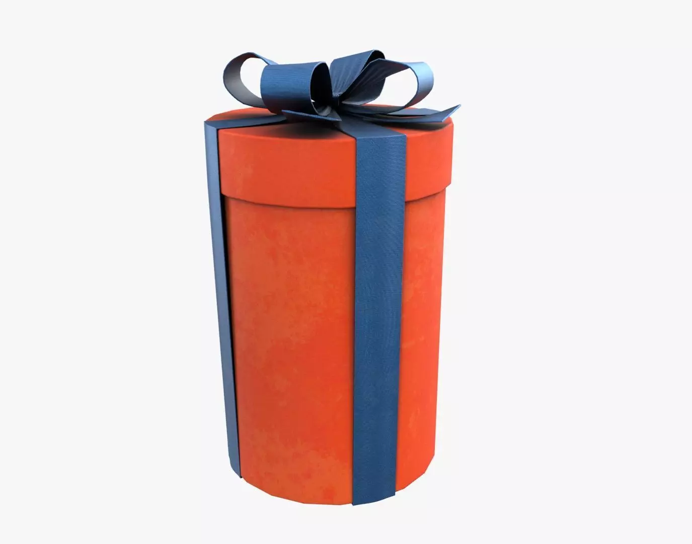 Christmas Gift Box 08 - V6 Low-poly 3D model_0