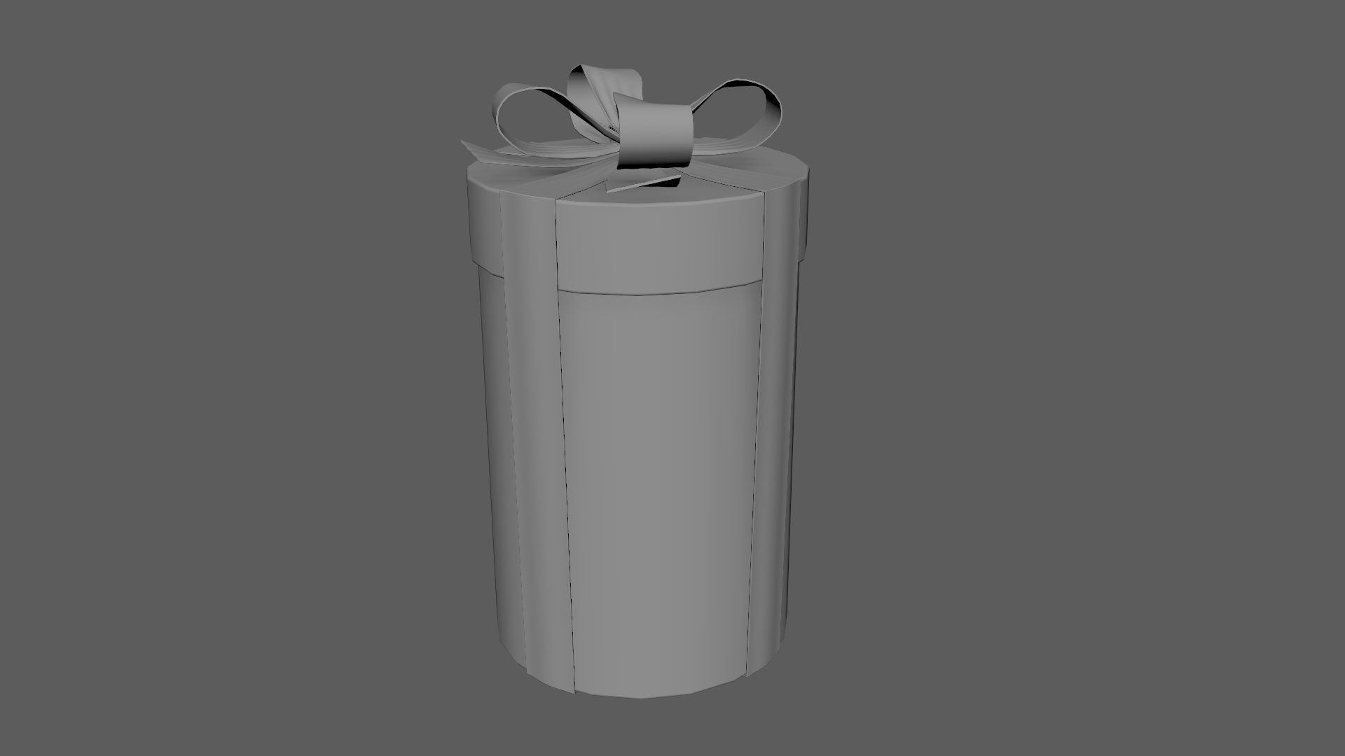 Christmas Gift Box 08 - V6 Low-poly 3D model_6