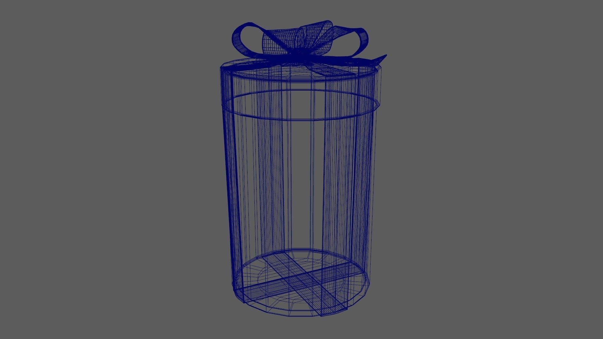 Christmas Gift Box 08 - V6 Low-poly 3D model_13