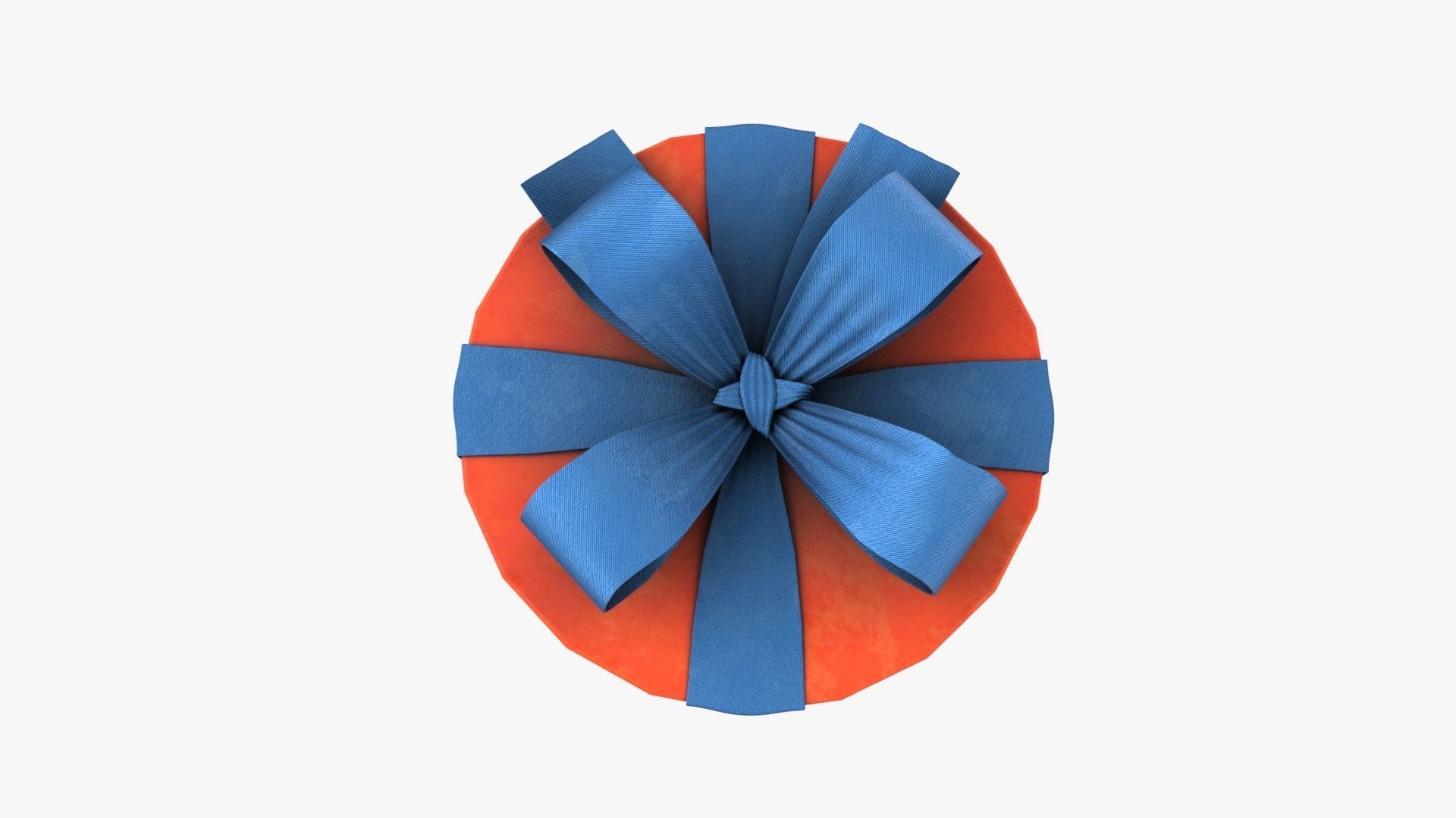 Christmas Gift Box 08 - V6 Low-poly 3D model_4