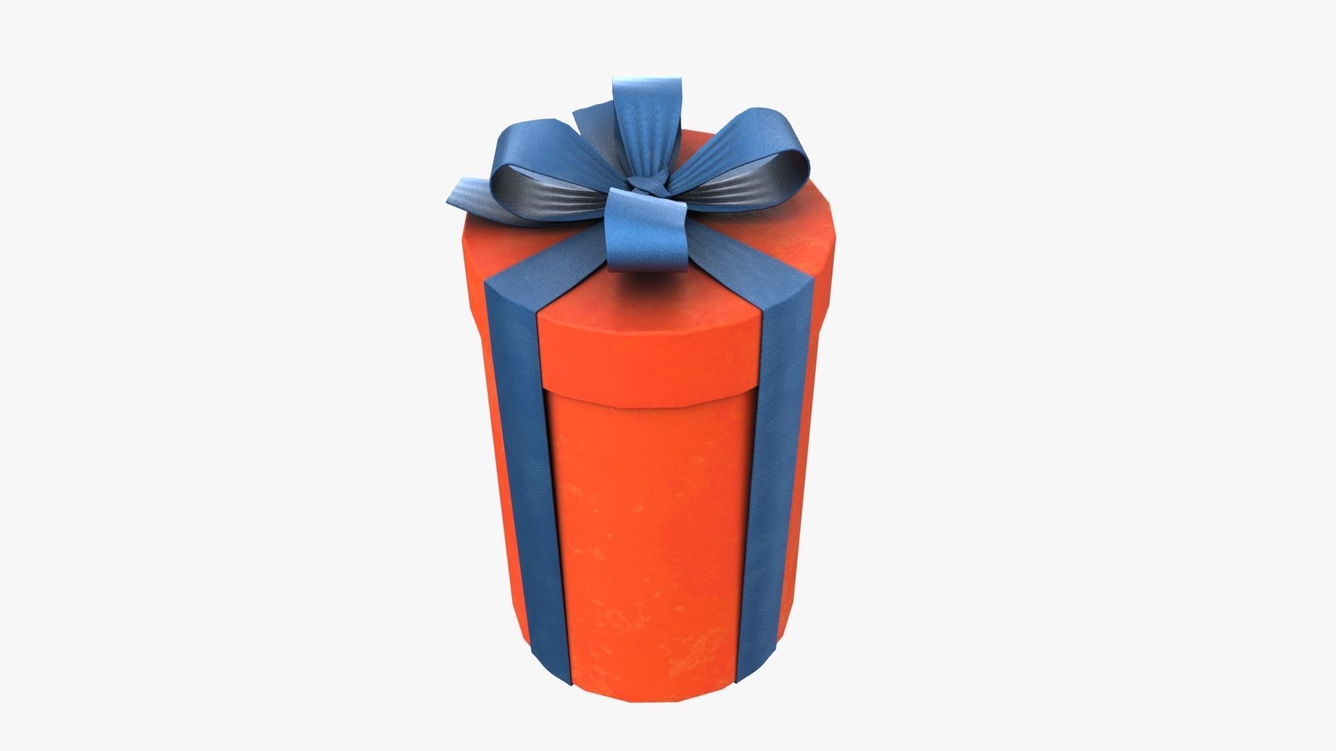 Christmas Gift Box 08 - V6 Low-poly 3D model_3