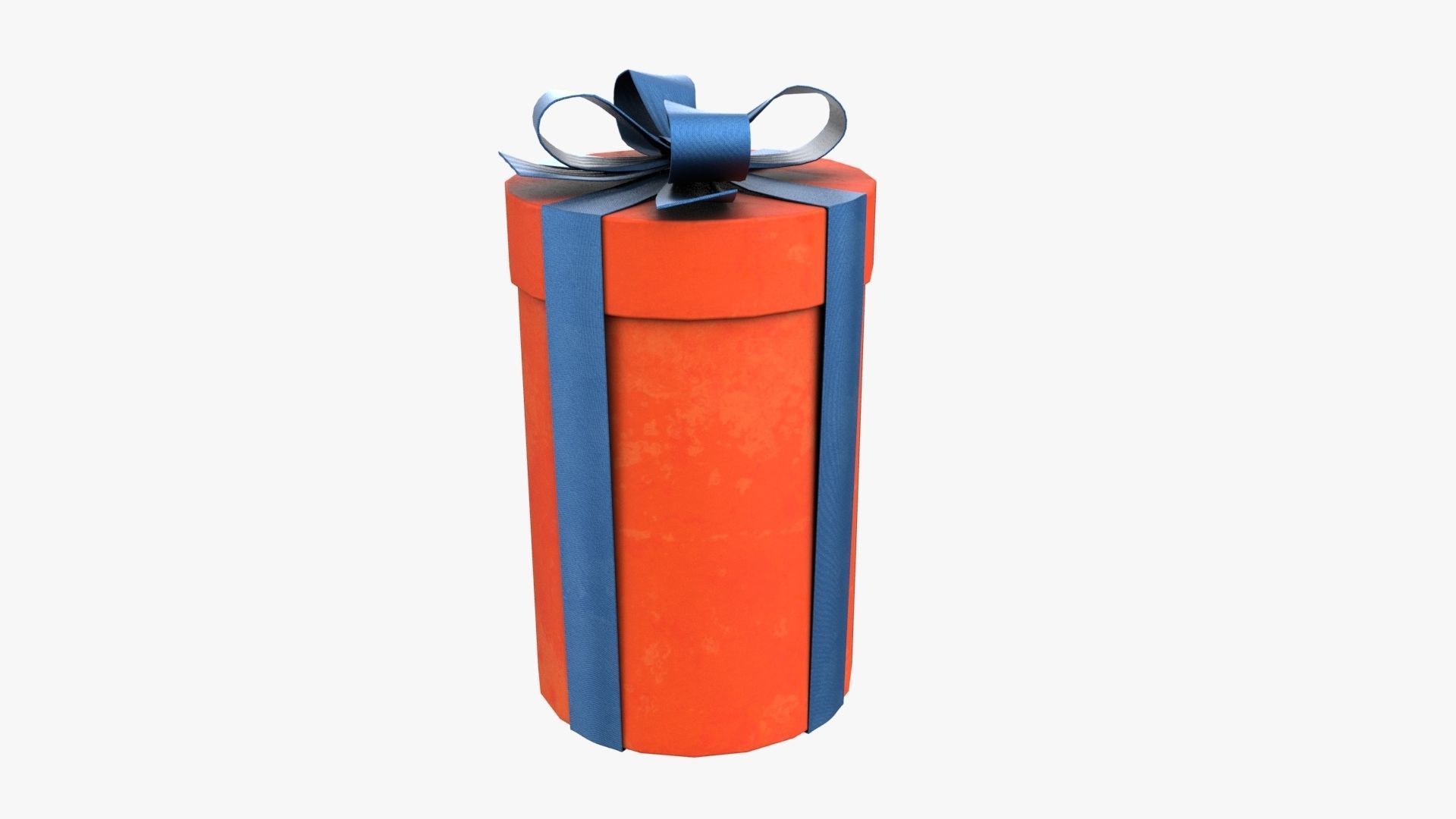 Christmas Gift Box 08 - V6 Low-poly 3D model_2