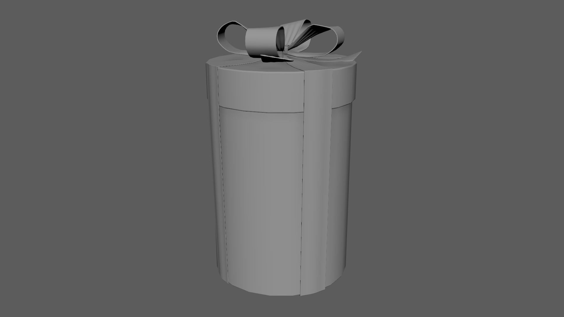 Christmas Gift Box 08 - V6 Low-poly 3D model_5