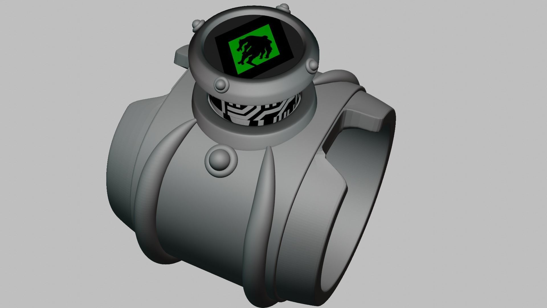 The Omnitrix - animated Free 3D model_9