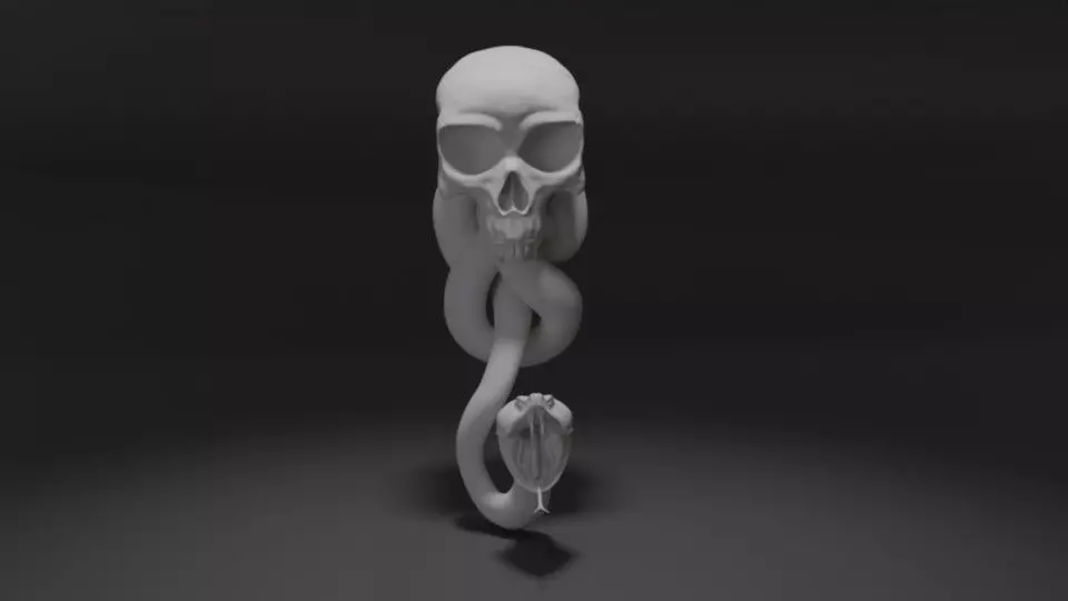 Morsmordre - Voldemort Dark Mark 3D model